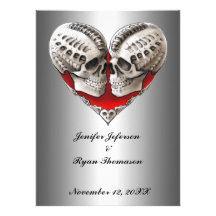 invitación del boda de Halloween