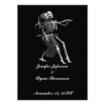 invitación del boda de Halloween