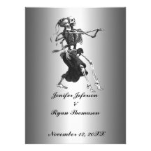 invitación del boda de Halloween