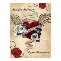 invitación del boda de Halloween