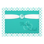 Invitación del boda de la cinta del lunar de la tu