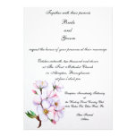 Invitación del boda de la flor de cerezo de PMACar