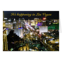 Invitación del boda de la foto de Las Vegas Felicitación