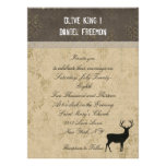 Invitación del boda de la silueta del dólar negro