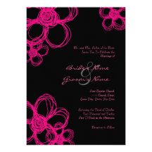 Invitación del boda de las flores salvajes 5x7 del