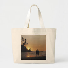 Invitación del boda de playa bolsas