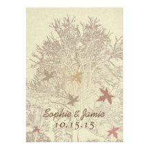 Invitación del boda del árbol de Borgoña y de Brow
