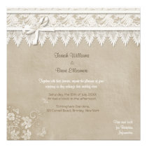 Invitación del boda del cordón de la mariposa del  invitaciones