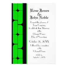 Invitación del boda del ébano de Schizm (cal)