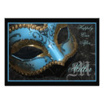 Invitación del boda del renacimiento de la mascara
