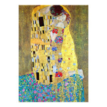 Invitación del boda; El beso de Gustavo Klimt