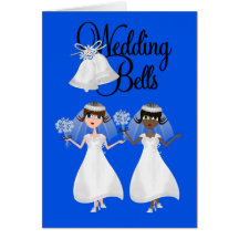 Invitación del boda, lesbiana, tarjeta de felicita