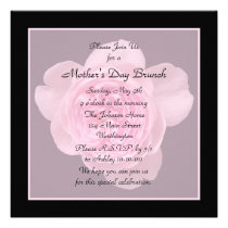 Invitación del brunch del día de madre -- Color de invitaciones