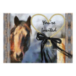 Invitación del caballo del país