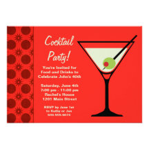 Invitación del cóctel