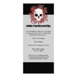 Invitación del cráneo de Halloween