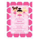 Invitación del cumpleaños de la danza de la bailar