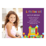 Invitación del cumpleaños de la foto de la casa de