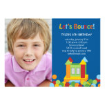 Invitación del cumpleaños de la foto de la casa de
