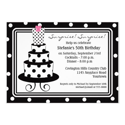 Surprise Birthday Invitations Surprise Birthday Invitations