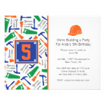 Invitación del cumpleaños de las herramientas