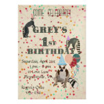 Invitación del cumpleaños del extracto de la diver