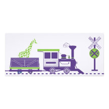 Invitación del cumpleaños del muchacho - tren anim