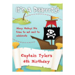 Invitación del cumpleaños del pirata