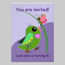 Invitación del cumpleaños para los niños invitaciones