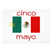 invitación del de Mayo del cinco