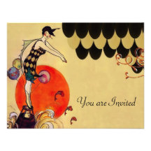 Invitación del ~ del chica de la natación