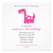 invitación del Dino-ácaro