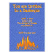 Invitación del dril de algodón y de las llamas