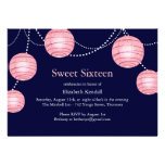 Invitación del dulce 16 de la linterna de la marin