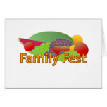Invitación del Fest de la familia Tarjeta