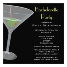 Invitación del fiesta de Bachelorette