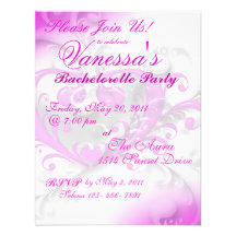 Invitación del fiesta de Bachelorette