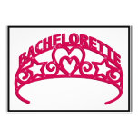 Invitación del fiesta de Bachelorette de la tiara 