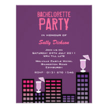 Invitación del fiesta de Bachelorette de las manza