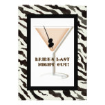 Invitación del fiesta de Bachelorette - leopardo d