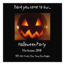 Invitación del fiesta de Halloween