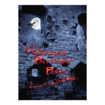 Invitación del fiesta de Halloween