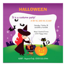 Invitación del fiesta de Halloween