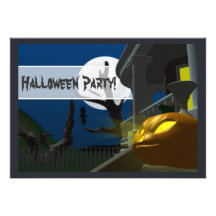Invitación del fiesta de Halloween