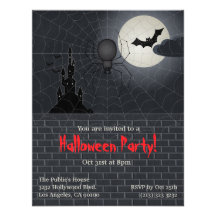 Invitación del fiesta de Halloween