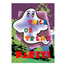 Invitación del fiesta de Halloween
