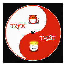 Invitación del fiesta de Halloween del truco o de 