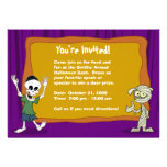 Invitación del fiesta de Halloween (personalizable