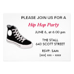 Invitación del fiesta de Hip Hop