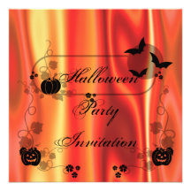 Invitación del fiesta de la calabaza de Halloween